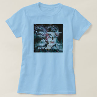 Aldrig ge upp t shirt