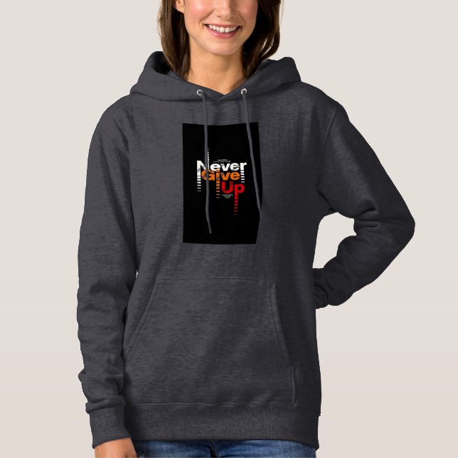 Aldrig Ge Upp T Shirt (Framsida)