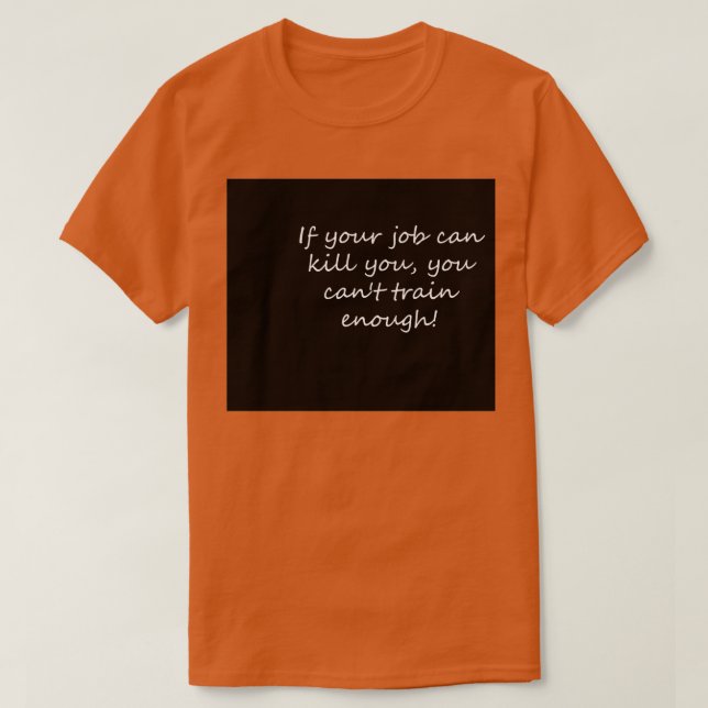 Aldrig ge upp Tåg hårt T Shirt (Design framsida)