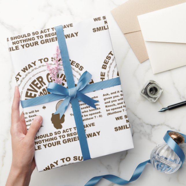 Aldrig ge upp (tennis) presentpapper (Gifting)