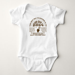 Aldrig ge upp (tennis) t shirt