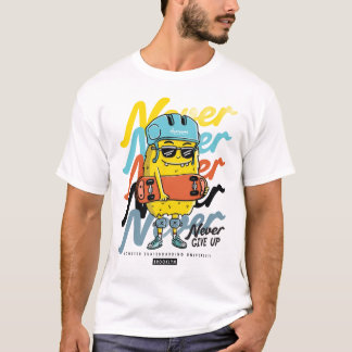 Aldrig Ge upp till t-shirt