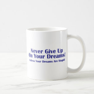 Aldrig Ge uppåt Kaffemugg