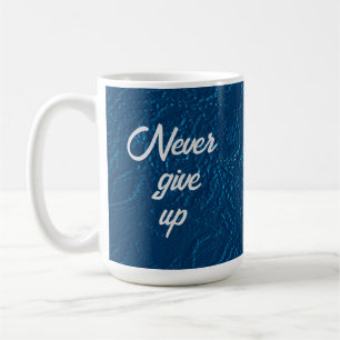 Aldrig Ge uppåt Kaffemugg