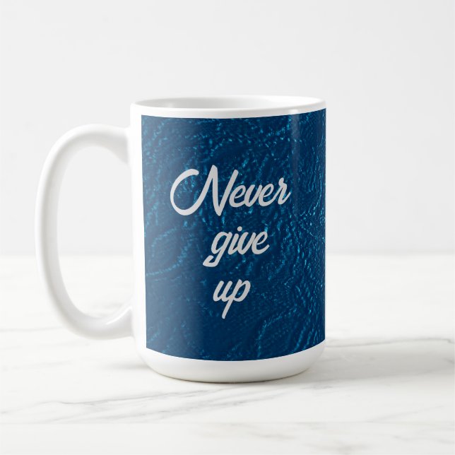 Aldrig Ge uppåt Kaffemugg (Vänster)