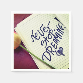 Aldrig Ge uppåt Pappersservett