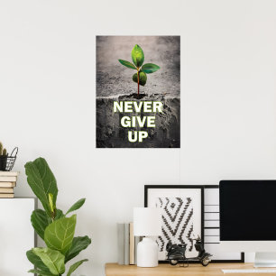 Aldrig Ge uppåt Poster