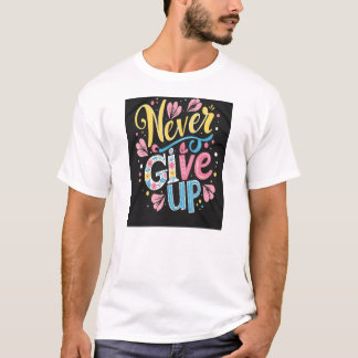 Aldrig Ge uppåt T Shirt