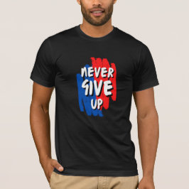 Aldrig ge uppåt T-Shirt