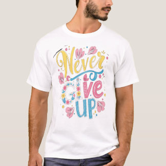 Aldrig Ge uppåt T Shirt