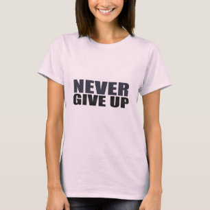 Aldrig Ge uppåt T Shirt