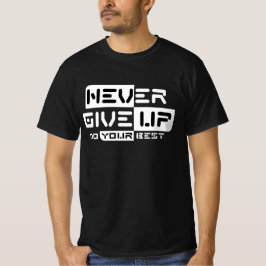 Aldrig Ge uppåt T Shirt