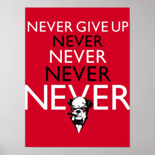 Aldrig Ge uppe! Poster