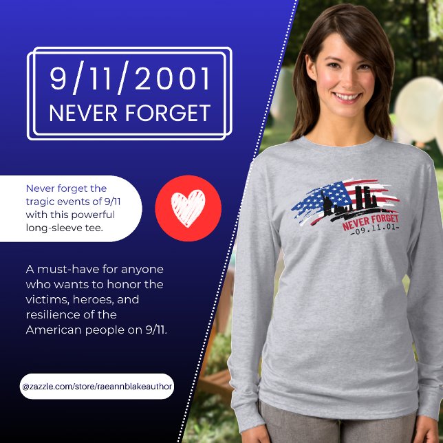 Aldrig Glöm 9/11 T-Shirt (Skapare uppladdad)
