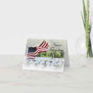 Aldrig glömd - minnas kort