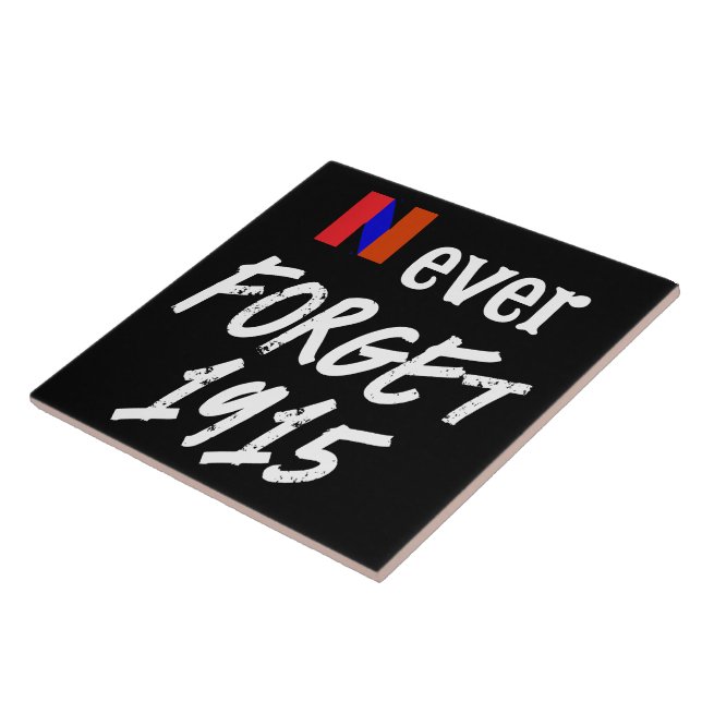 Aldrig glömma 1915 Keramisk platta Kakelplatta (Sidan)