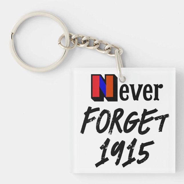 Aldrig Glömma 1915 Nyckelring (Framsidan)