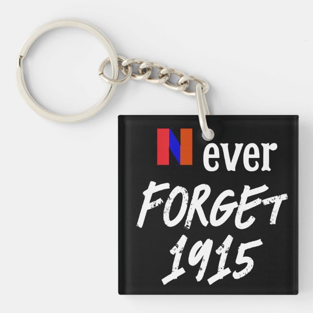 Aldrig Glömma 1915 Nyckelring (Framsidan)