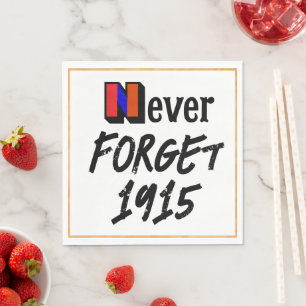 Aldrig glömma 1915 Pappersservett