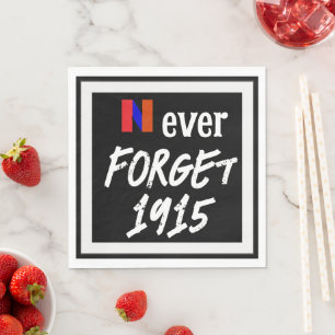 Aldrig Glömma 1915 Pappersservett