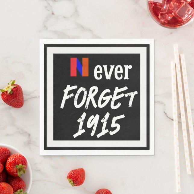 Aldrig Glömma 1915 Pappersservett (Insitu)