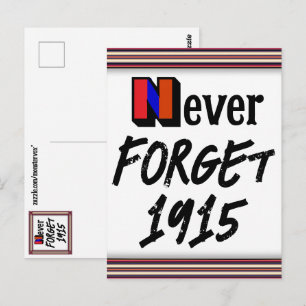 Aldrig glömma 1915 vykort