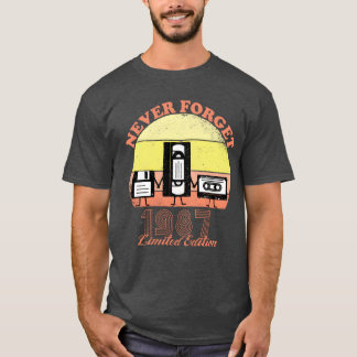 Aldrig Glömma 1987 Födelsedagsbegränsad Edition Vi T Shirt