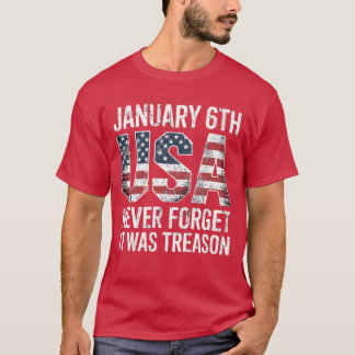 ALDRIG GLÖMMA ATT DET VAR TREASON T SHIRT