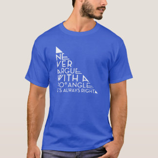 Aldrig Gräla Med En Vän Med 90 Graders Vinkel T Shirt
