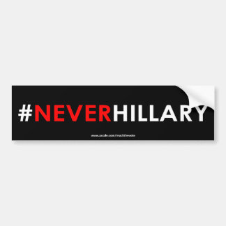Aldrig Hillary bildekal#NEVERHILLARY Bildekal