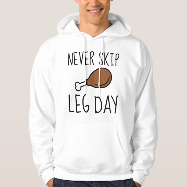 Aldrig Hoppa Över Ben dagen Hoodie (Framsida)