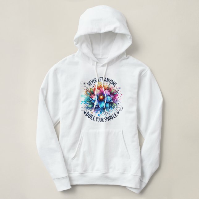 Aldrig låt någon dämpa din glans T-Shirt (Design framsida)