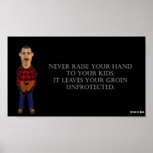 Aldrig lönelyft din händer poster