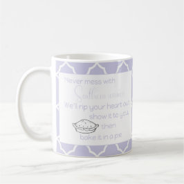 Aldrig  med Anpassningsbarna Southern Women Lavend Kaffemugg