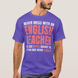 Aldrig med en engelsk lärarinna Kärlek Teac T Shirt