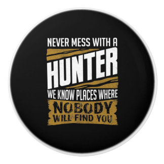 Aldrig  med en jägare knopp