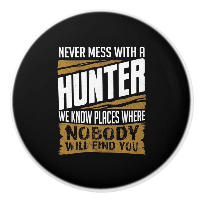 Aldrig  med en jägare knopp (Framsidan)