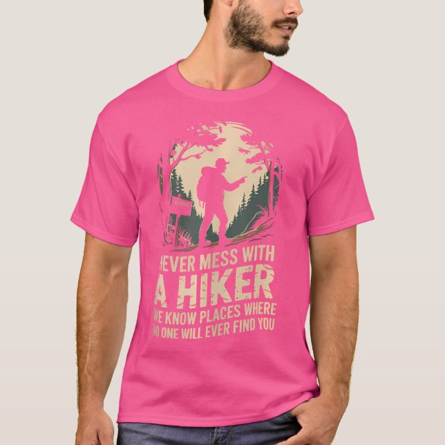 Aldrig  med hög bergsspårvidd t shirt (Framsida)