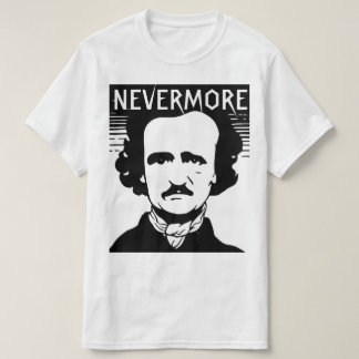 Aldrig mer Edgar Allan Poe T-shirt
