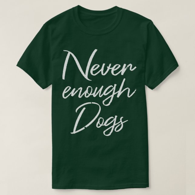 Aldrig nog Hundar II T Shirt (Design framsida)