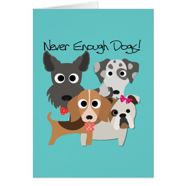 Aldrig nog Hundar OBS Kort (Framsidan)