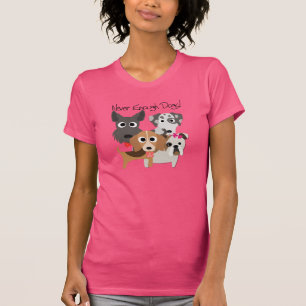 Aldrig nog Hundar T-shirt
