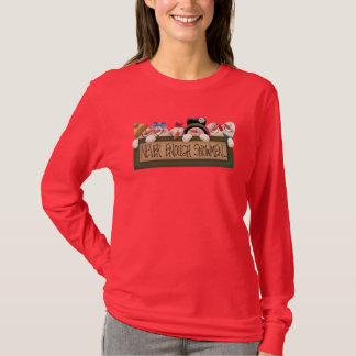 Aldrig nog snögubbear tee shirt