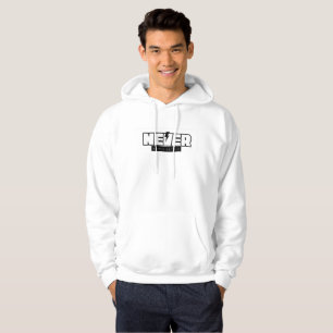 aldrig nöja sig hoodie