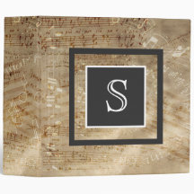 Åldrig notbladpappersMonogram