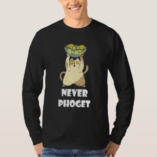 Aldrig Pho Cat Pho Bowl Vietnamesisk Mat Asiatisk T Shirt
