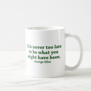 Aldrig råna för sent kaffemugg