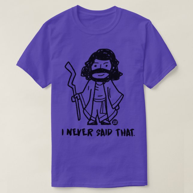 ALDRIG SADE JESUS T SHIRT (Design framsida)