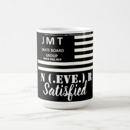 ALDRIG SATISFICERAT Mugg