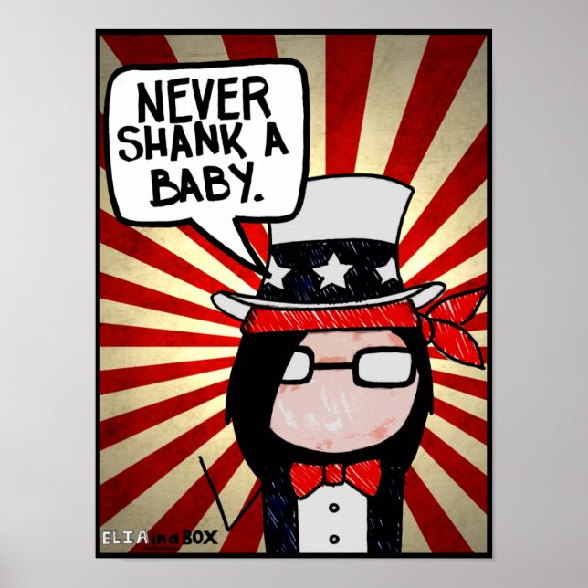 Aldrig Shank a Baby - Poster (Framsidan)
